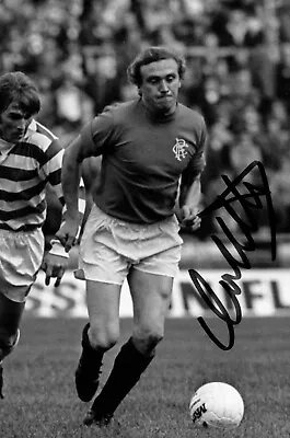 Colin Stein Signed 6x4 Photo Glasgow Rangers Scotland Genuine Autograph + COA • £9.99