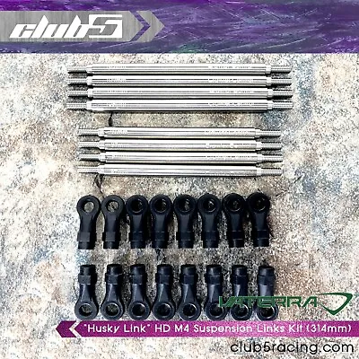  Husky Link  M4 Suspension Links For Vaterra Ascender K5 / Suburban ( 314mm WB ) • $34.99