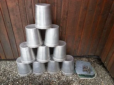 10 MAPLE SYRUP Sap BUCKETS + 10 Lids Covers + 10 Taps Spouts Spiles Ready To Use • $69.99