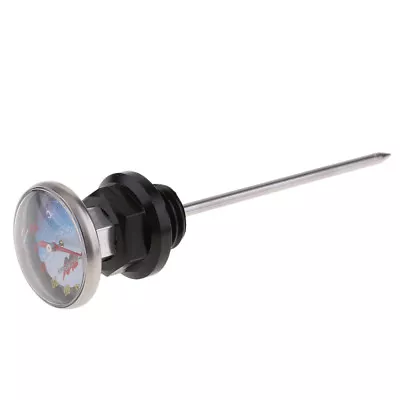 Black Oil Tank Dipstick Temperature Gauge For 110cc 125cc Dirt Pit Bike • £5.81