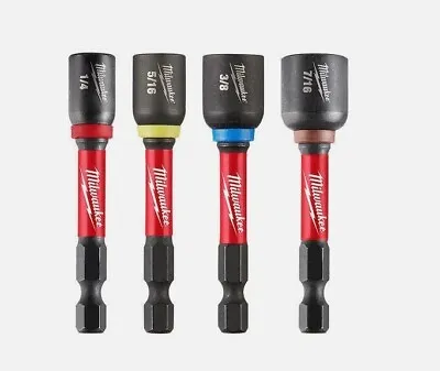 Milwaukee Tool 49-66-4566 4 Pc. Shockwave Impact Duty 2-9/16 In. Magnetic Nut • $19.49