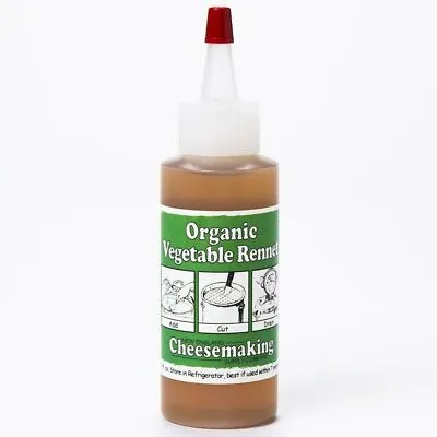 Organic Liquid Vegetable Rennet New Gluten Free Non-GMO Mozzarella Cheese Making • $19.05