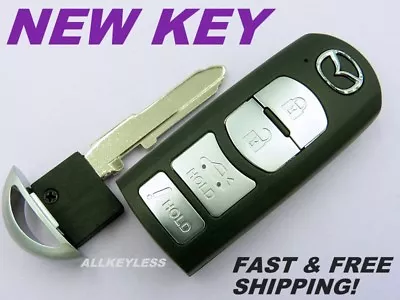 OEM MAZDA 3 6 MIATA Keyless Entry Smart Remote Fob WAZSKE13D01 + NEW INSERT KEY • $164.50