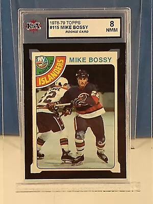 1978-79 TOPPS Mike Bossy RC Rookie #115 KSA 8 NM-M • $142.45