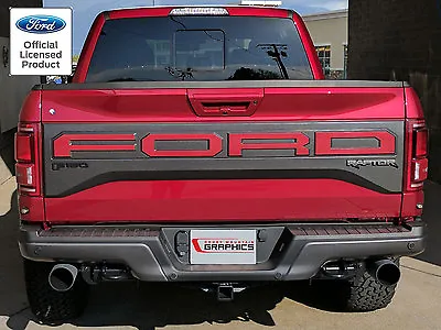 $49.95 • Buy New Ford Raptor Svt F-150 Tailgate Letters Vinyl Stickers Decals 60+ Colors 2017