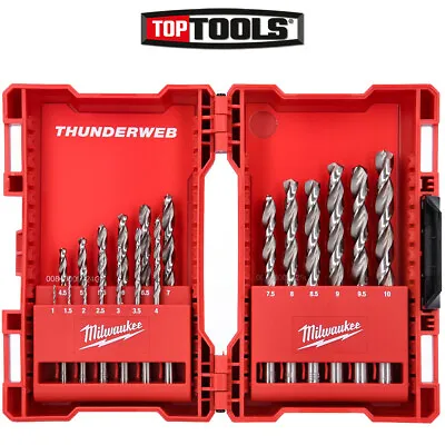 £26.09 • Buy Milwaukee 4932352374 Thunderweb 19 Piece HSS-G Ground Metal Drill Bit Set