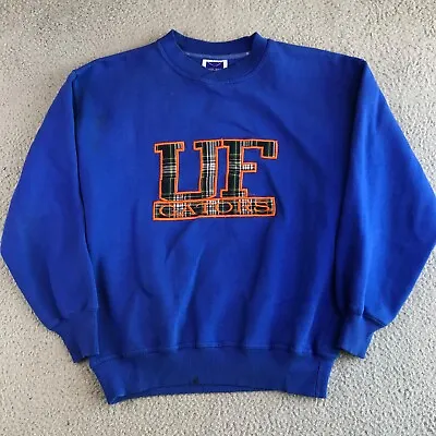 VTG University Of Florida Gators Sweater Women's Medium Crew Neck Embroidered UF • $31.10