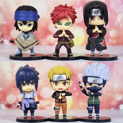 6 Pcs Naruto Uzumaki Kakashi Sasuke Itachi Gaara PVC Action Figure Toys Gift 4  • $19.99