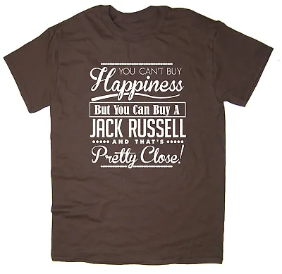 £9.95 • Buy You Can't Buy Happiness But You Can Buy A Jack Russell - T-shirt - Funny Tee