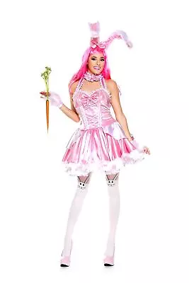 Bunny Babe Women Costume Sassy Rabbit Ladies Dress Adult Fancy Cosplay Outfit • $28.79