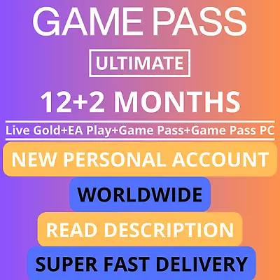 Xbox Game Pass Ultimate 12+1+1 (14) Months GLOBAL READ DESCRIPTION • $74.80