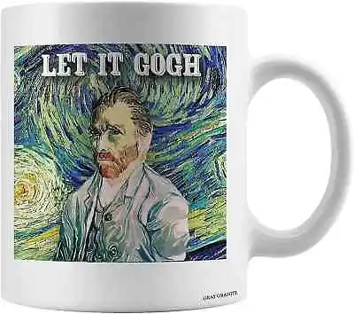 $16.99 • Buy Let It Gogh Artist Mug Vincent Van Gogh Funny Graphic Fans Of Post Impressionist