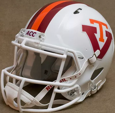 VIRGINIA TECH HOKIES NCAA Riddell SPEED Full Size Authentic Football Helmet • $309.99