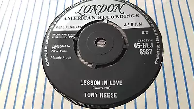 TONY REESE  Lesson In Love UK 1959 LONDON • £15