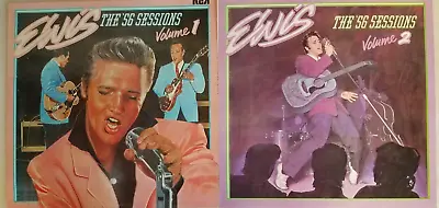 ELVIS PRESLEY The 56 Sessions Volume 1 & 2 LP Lot UK Pressing EX/EX Vinyl • $26.99