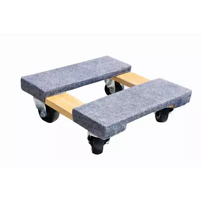 Furniture Dolly Appliance Mover Rolling Wheels Wood 800 Lb Capacity Home Office • $29.98