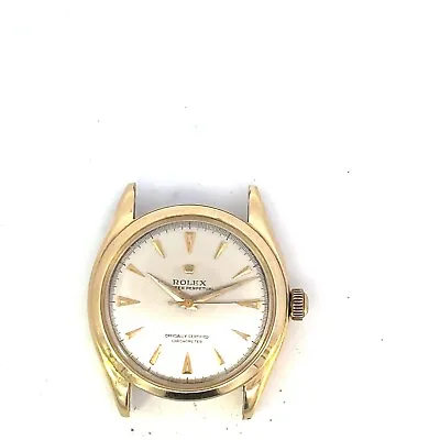 Rolex 14K Yellow Gold Men's 34mm Oyster Perpetual Wristwatch • $3500