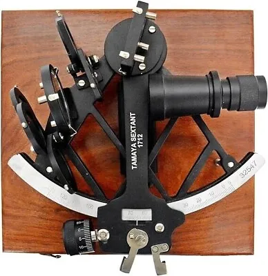 Vintage 9  Tamaya Nautical Marine Working Navigation Sextant Black 1712 Gift • $168.76