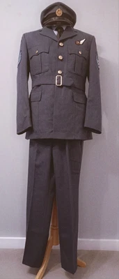 £105 • Buy Raf WW2 Mans Military Uniform 43  Chest Mens Jacket Trousers Shirt Hat 1940s 