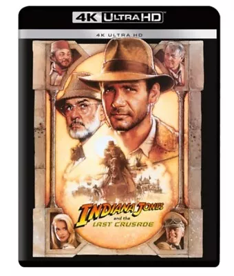 Indiana Jones And The Last Crusade (Harrison Ford) 4K Ultra HD Region B Blu-ray • $54.95