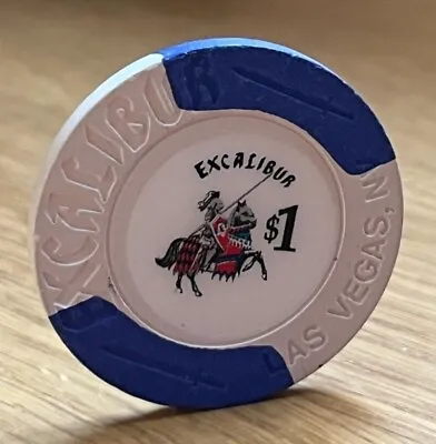 Las Vegas Excalibur Casino $1 Chip (Obsolete) • £5.95