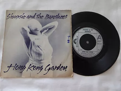 Siouxsie & The Banshees - Hong Kong Garden UK 1978 7  Single Polydor Nice VG++! • £12