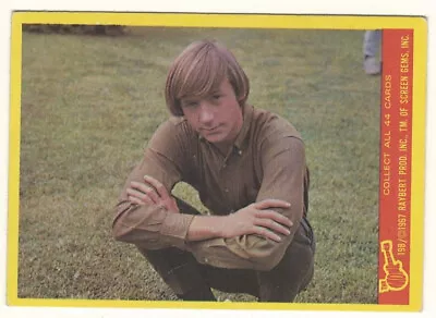1967 Donruss # 19b - The Monkees Yellow Card - Peter Tork - No Creases - Look !! • $1.89