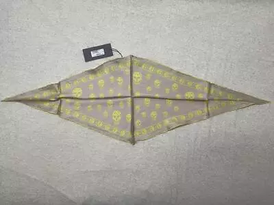 $275.56 • Buy Alexander McQUEEN Scarf Rhombus 40×110cm 100% Silk Nearly Unused  Accessories