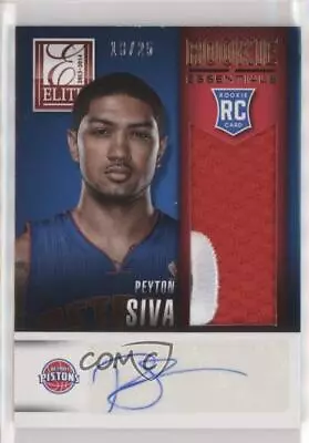 2013 Elite Essentials Materials Signatures Prime /25 Peyton Siva Rookie Auto RC • $17.78