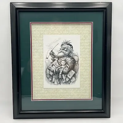 MERRY OLD SANTA CLAUS FROM HARPER'S WEEKLY IMAGE BY THOMAS NAST Original • $99.99