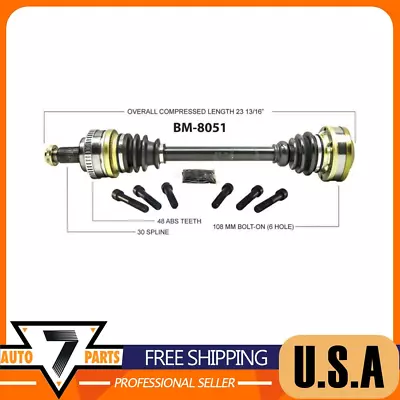 TrakMotive Rear Right CV Joint Axle For BMW M3 • $160.17