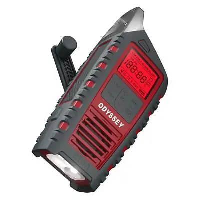 Eton Odyssey Multi-Powered All-Band Bluetooth Emergency Radio With RDS Red • $69.99