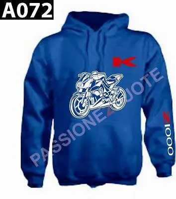 Hooded Sweatshirt Z1000 Blue Hoodie Sweatshirt A072 • £46.25