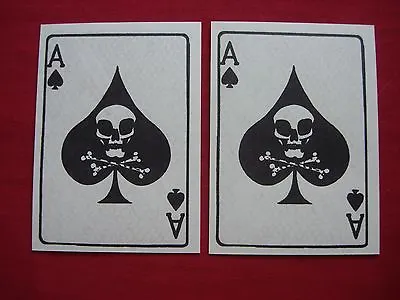 Lot Of 2 Vietnam War ACE Of SPADE Propaganda Cards *Old Stock Unissued* • $10.95