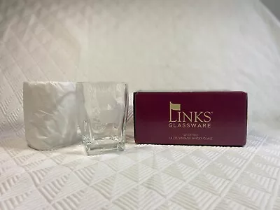 LINKS Glassware Set Of 2 14oz Vintage Whisky Glass - USA Georgia - New • $18.99