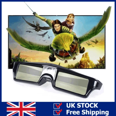 £20.68 • Buy Universal 3D Glasses Active Shutter For BenQ Optoma XGIMI DLP Projector Home Hot