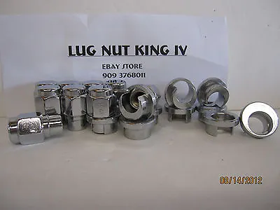 20 Lug Nuts Roto 1/2-20 Appliance Wheels 20 Offset Drill Bushing 5on5 Cadillac  • $45.50