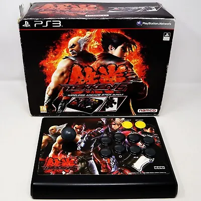 Playstation 3 Ps3 Hori Tekken 6 Wireless Arcade Stick Bundle Pal Game Book Boxed • £149.99