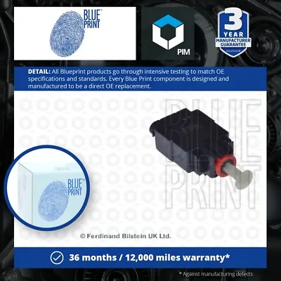 Brake Light Switch Fits VAUXHALL OMEGA B 2.5D 94 To 01 Blue Print 090458542 New • $15.91