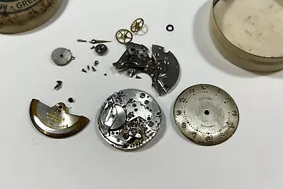 Vintage Hamilton Automatic Men Watch Face Movement And Parts • $15