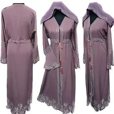 Latest Design Women Open Front Abaya Farasha Jalabiya • £44.99