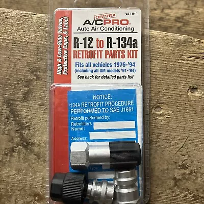 R-12 To R-134a For ALL R-12 Retrofit Conversion ADAPTER Fittings ACPRO VA-LH10 ^ • $17.99