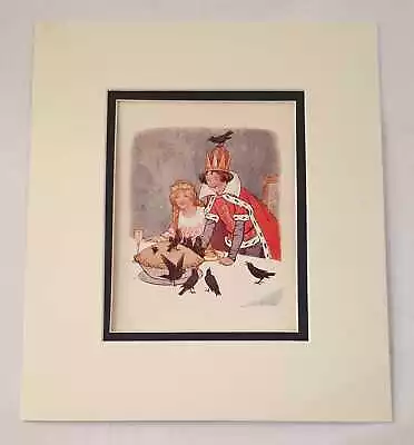 TARRANT Sing A Song Of Sixpence (1934 Nursery Rhymes Colour Lithograph) • £9.95