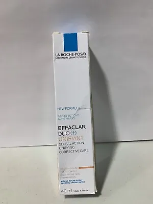 NEW! IN BOX! LA Roche Posay EFFACLAR DUO + UNIFIANT Medium 40ml EXP 05/25 • $18.99