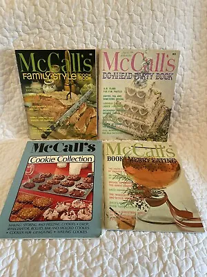 Vintage 1960s-70s-80s  McCall's Cookbook - Lot Of 4 Paperback Recipe Books • $26
