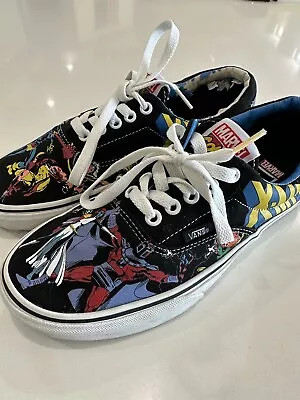 Vans Marvel Comics X-MEN Low Top Sneakers 2013 Unisex Men's 8 Vintage • $56.99