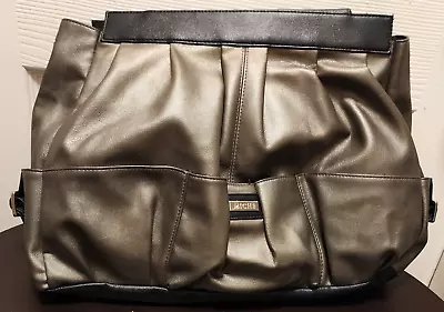 NEW - MICHE - Prima Bag Shell -  Oakley  Bronze & Black Faux Leather - Retired • $10.95