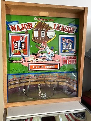 Vintage 1963 Major League Baseball Pinball Arcade Machine By Williams • $1000