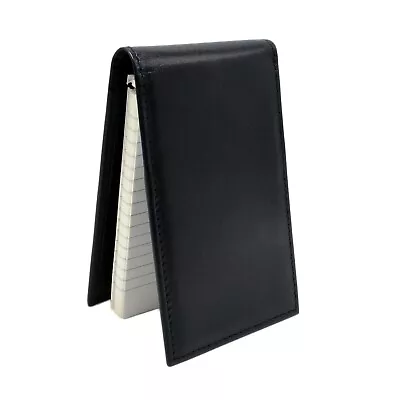 Police Leather Notebook Cover Pocket Note Pad Black Pad Style Duty Memo Book 3x5 • $20.25