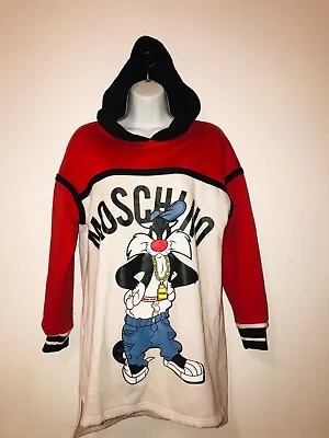 Moschino Black Teddy Bear Hoodie Sweat Shirt Size XL • $99